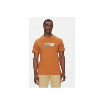Tricou barbati  EQYZT08040-CMN0 - Bumbac organic - Maro - Maro