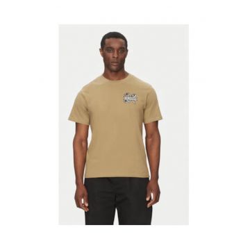 Tricou barbati -  kaki - 100% bumbac