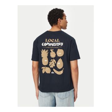 Tricou barbati -  negru - bumbac - imprimeu grafic