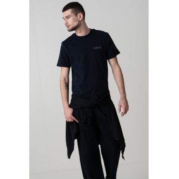 Tricou din bumbac Amundsen - Bleumarin
