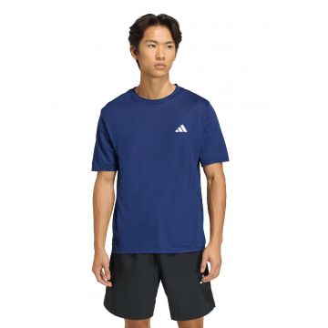 Tricou slim fit pentru fitness - Albastru inchis