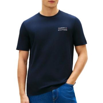 Tricou Tommy Hilfiger BRAND LOVE EMBRO STACK TEE