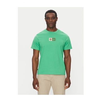 Tricou verde din bumbac pentru barbati - Visiniu