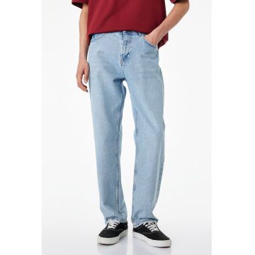Blugi drepti Vintage - Albastru pal