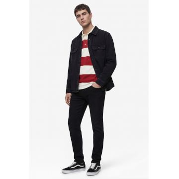 Blugi slim fit cu 5 buzunare - Negru