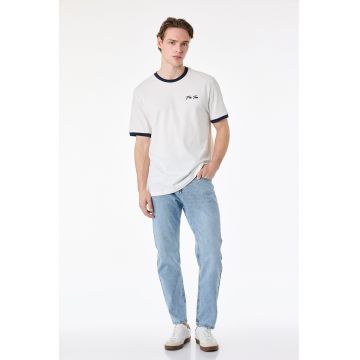 Blugi uni regular fit - Albastru deschis