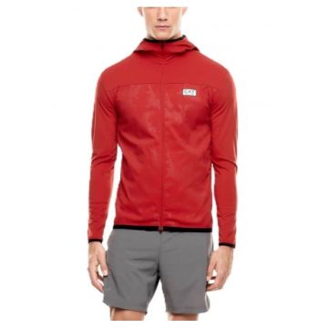 Bluza cu fermoar barbati VIGOR7 M HOODIE FZ PA ST -  Poliester - Rosu - Rosu