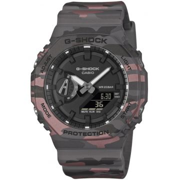 Ceas barbati  GA-2100CM-8AER - mecanism quartz - plastic - gri