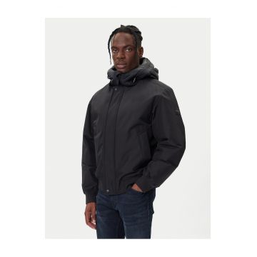 Geaca barbati  neagra - material calduros -