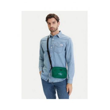 Geanta crossbody cu imprimeu logo