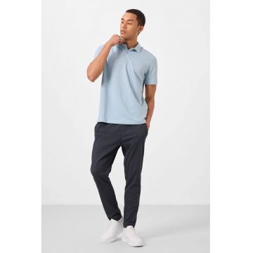 Pantaloni - Barbati - Pantaloni Chino TOMMY Gabardina Croiala Dreapta pentru Barbati - Gri Antracit -