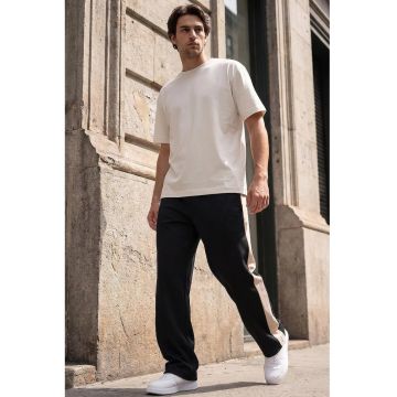 Pantaloni - Barbati - Pantaloni Palazzo TOMMY pentru Barbati cu Blocuri Culoare - Multicolor -