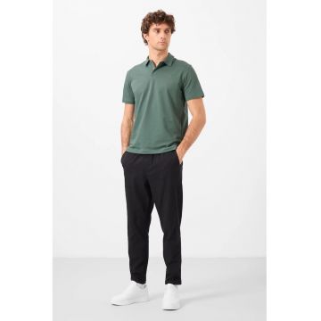 Pantaloni - Barbati - TOMMY din gabardina pentru barbati - Negru -