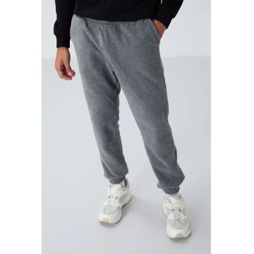 Pantaloni de trening - Barbati - Pantaloni de trening TOMMY din poliester pentru barbati - Gri carbune - Gri antracit