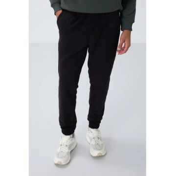 Pantaloni de trening - Barbati - Pantaloni de trening TOMMY din poliester pentru barbati - Negru -