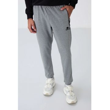 Pantaloni de trening - Barbati - Pantaloni de trening TOMMY pentru barbati cu buzunar cu fermoar - Gri -