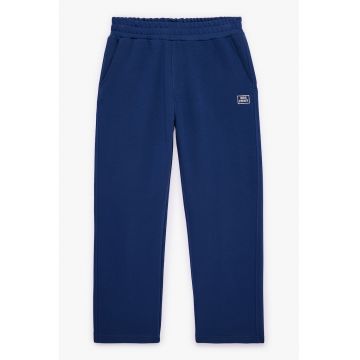 Pantaloni de trening cu talie elastica - Bleumarin