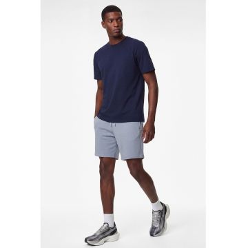 Pantaloni regular fit scurti - Albastru stins