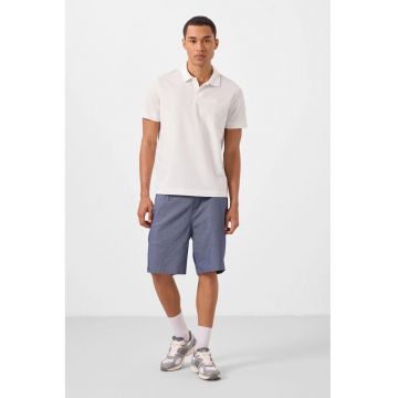 Pantaloni scurti - Barbati - Pantaloni scurti chino tesuti TOMMY pentru barbati - Oxford Blue -