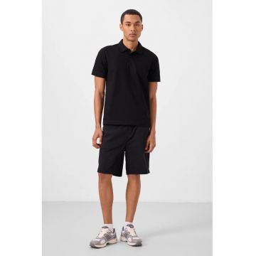 Pantaloni scurti - Barbati - Pantaloni scurti chino TOMMY pentru barbati - croiala Negru -