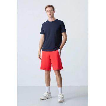 Pantaloni scurti - Barbati - Pantaloni scurti de trening din amestec de bumbac TOMMY barbati - Rosu -