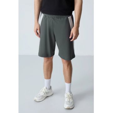 Pantaloni scurti - Barbati - Pantaloni scurti de trening din amestec de bumbac TOMMY pentru barbati - Gri antracit
