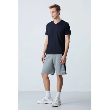 Pantaloni scurti - Barbati - Pantaloni scurti de trening din amestec de bumbac TOMMY pentru barbati - Gri -