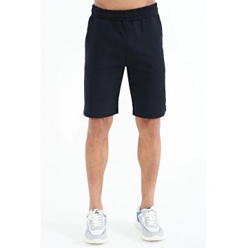 Pantaloni scurti - Barbati - Pantaloni scurti de trening din fleece TOMMY barbati - Albastru marin -