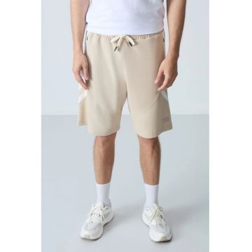 Pantaloni scurti - Barbati - Pantaloni scurti de trening din fleece TOMMY pentru barbati - Bej Natural