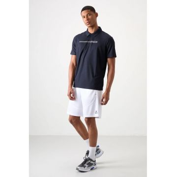 Pantaloni scurti - Barbati - Pantaloni scurti de trening din poliester TOMMY pentru barbati - Alb -