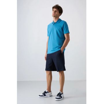 Pantaloni scurti - Barbati - Pantaloni scurti de trening TOMMY pentru barbati - Albastru marin -