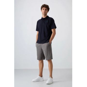 Pantaloni scurti - Barbati - Pantaloni scurti de trening TOMMY pentru barbati - Gri ardezie -