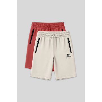 Pantaloni scurti - Barbati - Pantaloni scurti din jerseu TOMMY pentru barbati - Stone Natural -