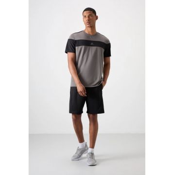 Pantaloni scurti - Barbati - Pantaloni scurti din tricot de poliester TOMMY pentru barbati - Negru -