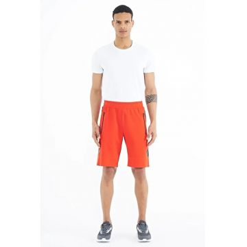 Pantaloni scurti - Barbati - Pantaloni scurti TOMMY din jerseu cu snur - Portocaliu
