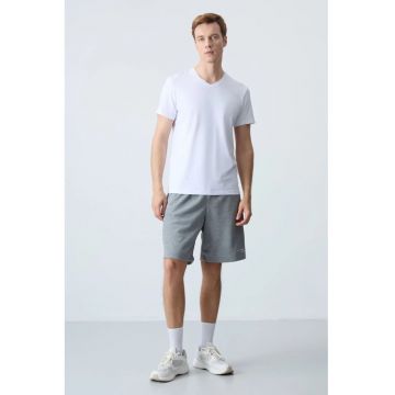 Pantaloni scurti - Barbati - Pantaloni scurti TOMMY din jerseu pentru barbati - Gri -
