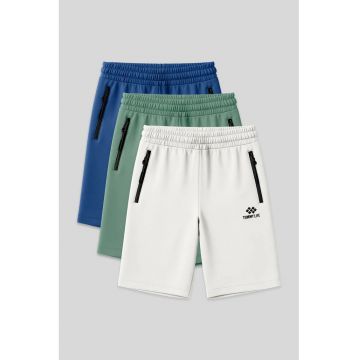 Pantaloni scurti - Barbati - Pantaloni scurti TOMMY din jerseu pentru barbati - Multicolor -