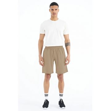 Pantaloni scurti - Barbati - Pantaloni scurti TOMMY pentru cu croiala picior larg - Verde Kaki -