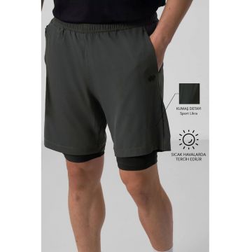 Pantaloni scurti - Barbati - Pantaloni scurti TOMMY Regular din pentru Verde Kaki -