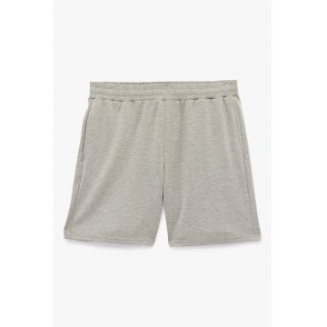 Pantaloni scurti din amestec de modal cu talie elastica - Grej