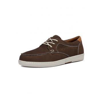 Pantofi barbati -  casual - piele naturala - maro -
