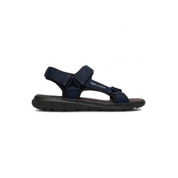 Sandale barbatesti -  velcro - bleumarin - textil -