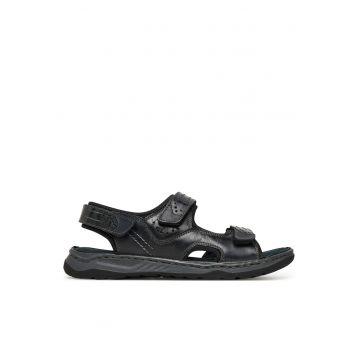 Sandale barbati  4968-801 - piele naturala - negru