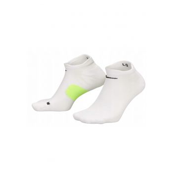 Sosete De Alergare -  Hv6937 100 - Marime 38-42 - Alb - Tehnologie Dri-Fit Pentru Indepartarea Umezelii - Suport Asimetric Al Arcului Pentru Potrivire Ideala - Stabilizator La Calcai - Amortizare Zonala Pentru Alergare