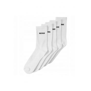 Sosete Sport - Bjorn Borg - 10005937 - Marime: 39-42 - Continut Ridicat De Bumbac Pentru Confort - Ventilatie Buna A Picioarelor - Ajustare Elastica - Executie Durabila - Multicolore - Pachet De 5 Bucati