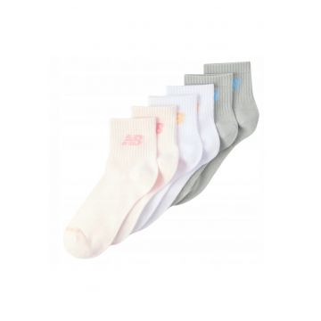 Sosete Sport -  Las51416Eu As3 - Marime: 39-42 - Constructie Usoara Si Respirabila - Material Cu Uscare Rapida - Ajustare Elastica Pe Picior - Executie Durabila - Multicolore - 6 Perechi