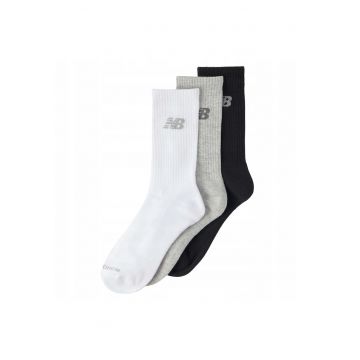Sosete Sport -  Las51423Eu Wm - Marime: 43-46 - Material Usor - Uscare Rapida (100% Poliester) - Constructie Respirabila Pentru Ventilatie - Ajustare Confortabila Pe Picior - Lungime Clasica (Crew) Care Protejeaza Glezna - Multicolor - 3 Perechi