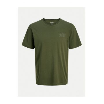 Tricou barbatesc  verde - bumbac