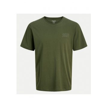 Tricou barbati - Jack Jones - verde - 100% bumbac organic -