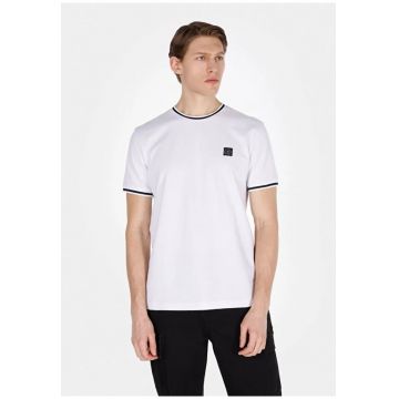 Tricou Cu Maneca Scurta De Barbati Alb Regular Fit Cl1073359 8684112617596
